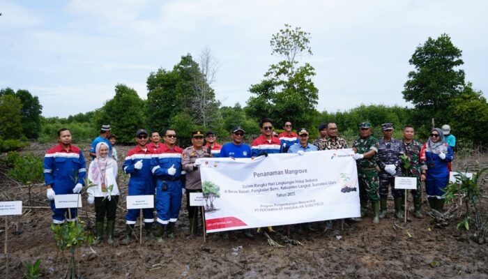 Pertamina EP Pangkalan Susu Gelar Kegiatan Konservasi Pada Peringatan HLHS 2025