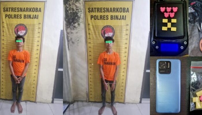 Polisi Binjai Tangkap Dua Mahasiswa Pengedar Ekstasi