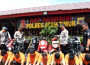 17 Pelaku Curanmor Diringkus, Sepeda Motor Tanpa Nomor Diamankan