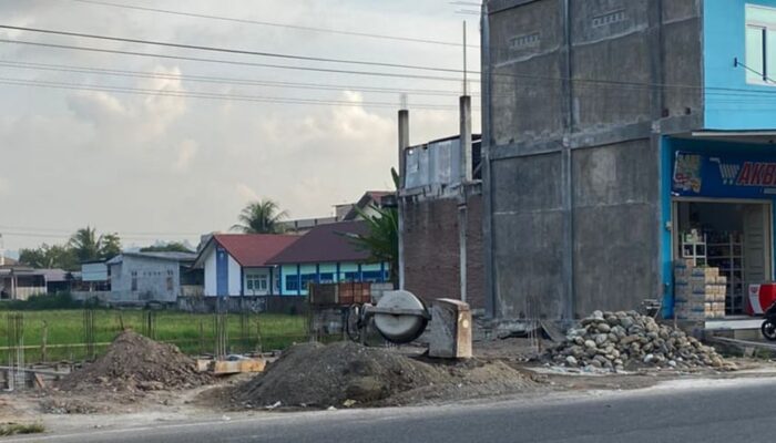 Pembangunan Ruko Ilegal Di Bireuen Diduga Langgar Perbup