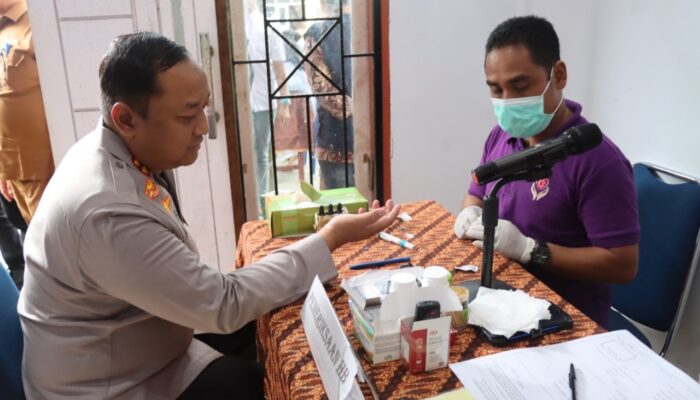HUT Ke 79 Bhayangkara, Polres Abdya Gelar Pengobatan Gratis