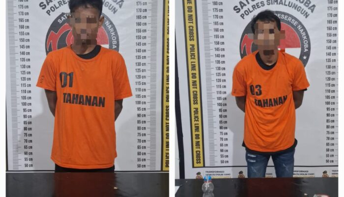 Ops Antik 2025, Polres Simalungun Bongkar Jaringan Sabu 17,93 Gram, 2 Pelaku Diringkus