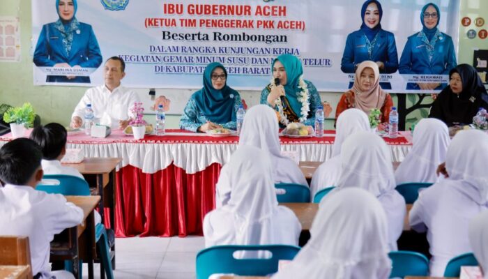 Cegah Stunting, Bunda PAUD Aceh Kunjungi Sekolah Di Abdya 