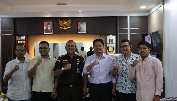 Dapat Mandat Pimpin Matahari Pagi Indonesia Kota Medan, Prof Ridha Dharmajaya Gercep Silaturahmi ke Kajari Medan