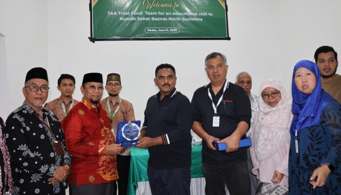 Baznas Provinsi Sumatera Utara Terima Kunjungan TAA Trust Fund Singapura