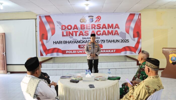 Polres Dairi Gelar Doa Lintas Agama Sambut Hari Bhayangkara