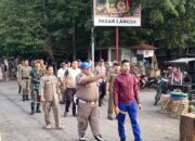 Satpol PP Tertibkan Pedagang Liar Di Pusat Pasar Langsa