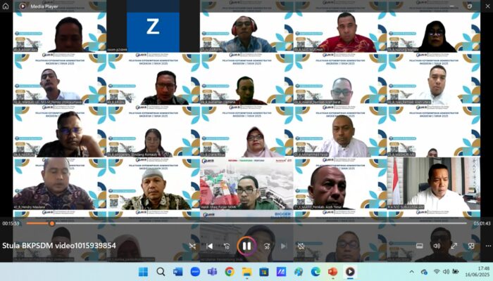 Peserta PKA Angkatan I 2025 Kunjungi BKPSDM Subulussalam Secara Daring