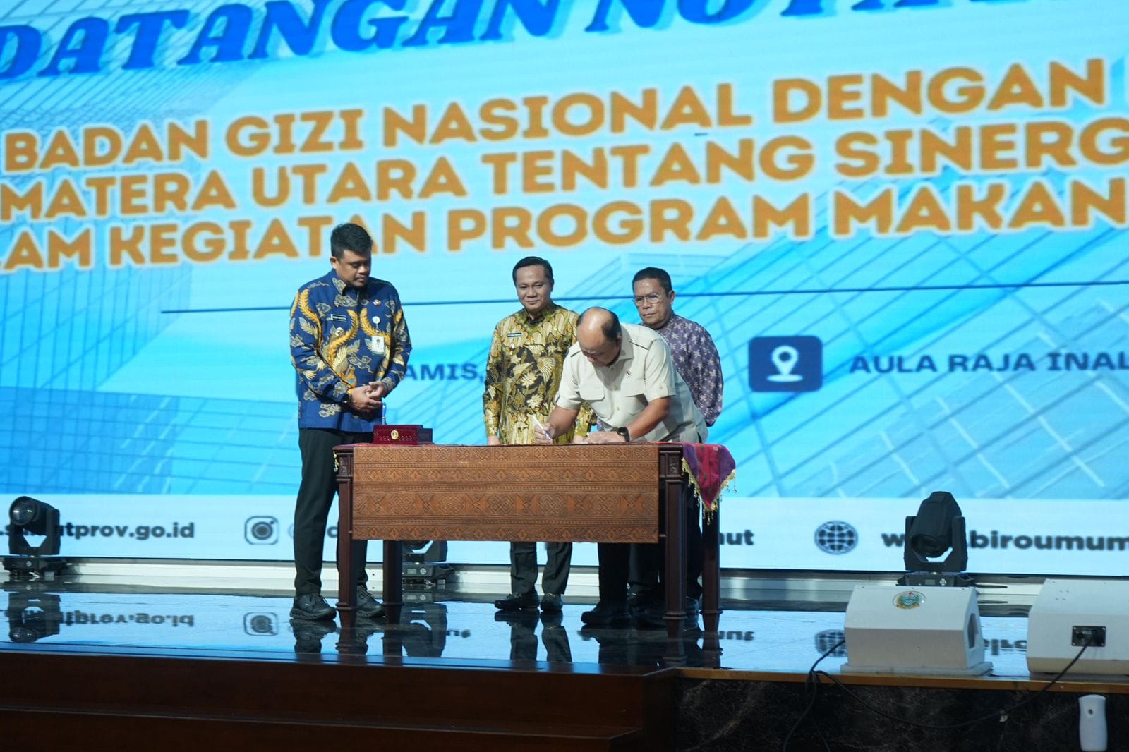 Wali Kota Binjai Hadiri Penandatangan MoU Program MBG