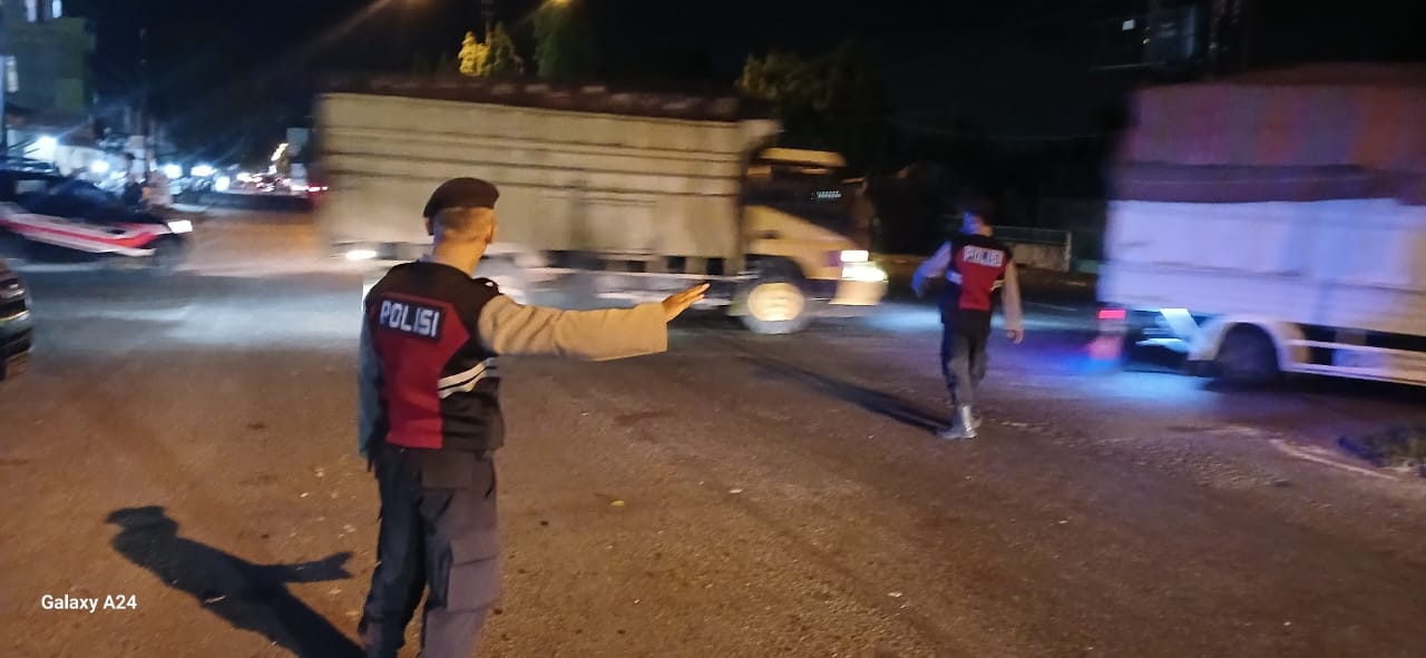 Polres Langkat Gelar Patroli Presisi, Situasi Kamtibmas Kondusif
