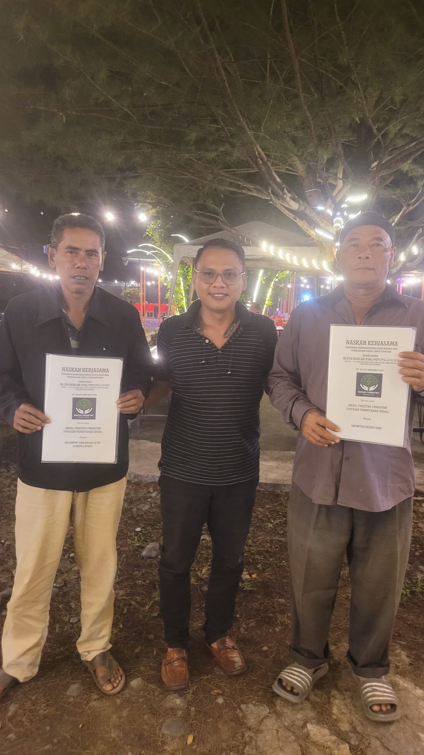 Dua Gapoktan Aceh Tenggara Tandatangani MoU Pengelolaan Hutan 8.000 Hektare