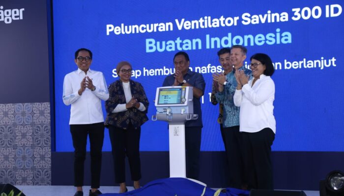 Dukung Pemerataan Akses Kesehatan, Dräger Indonesia Luncurkan Ventilator Savina 300 ID Pertama Buatan Indonesia