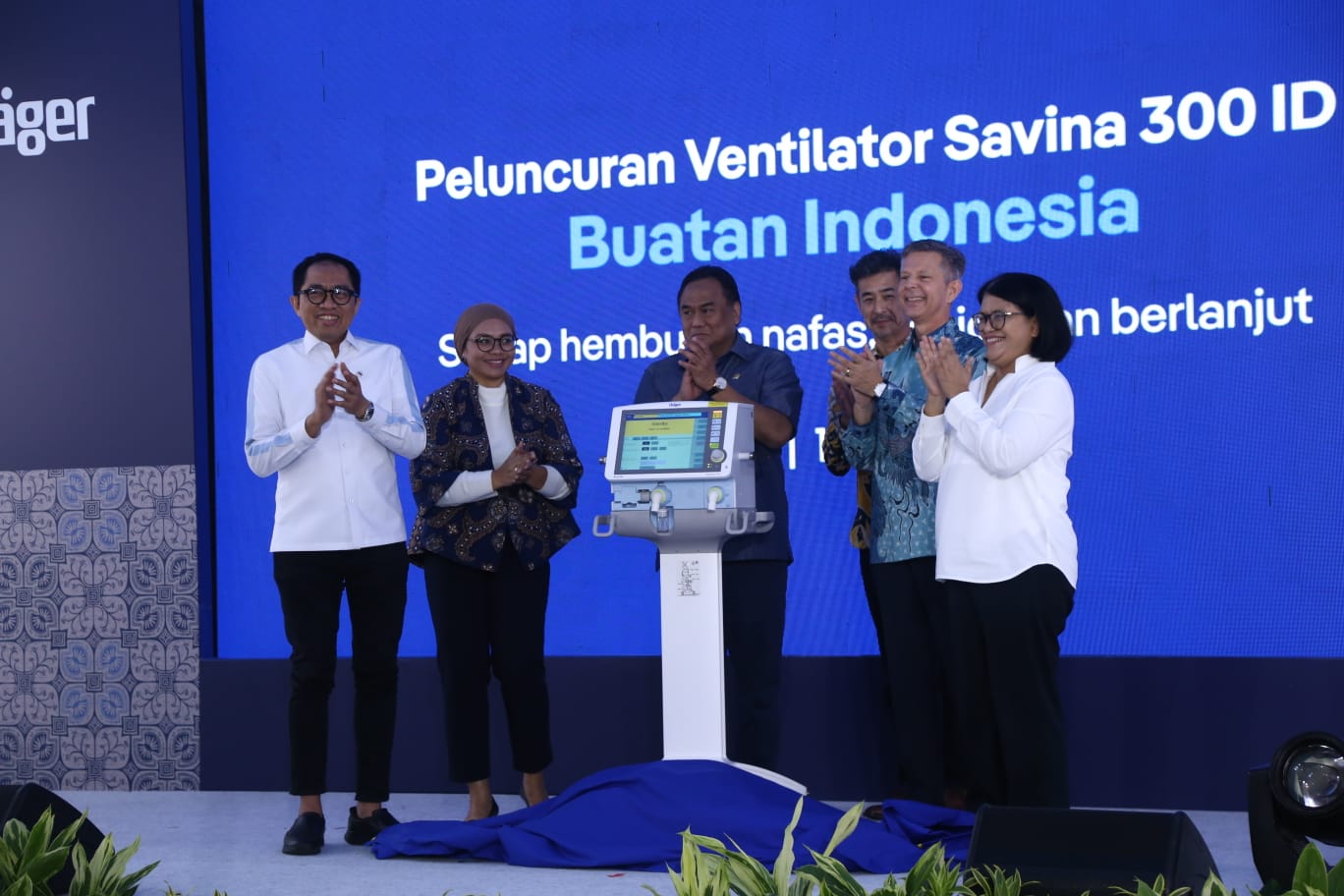 Dukung Pemerataan Akses Kesehatan, Dräger Indonesia Luncurkan Ventilator Savina 300 ID Pertama Buatan Indonesia