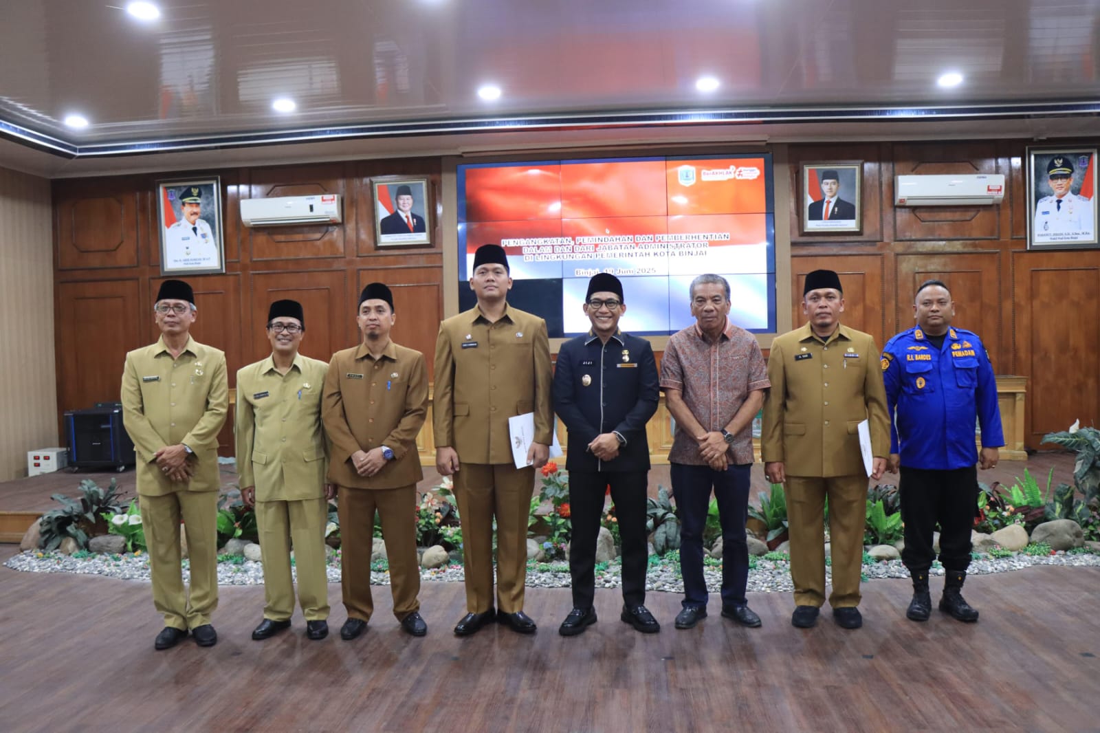 Target Kinerja Meningkat Dua Pejabat Administrator Pemko Binjai Dilantik