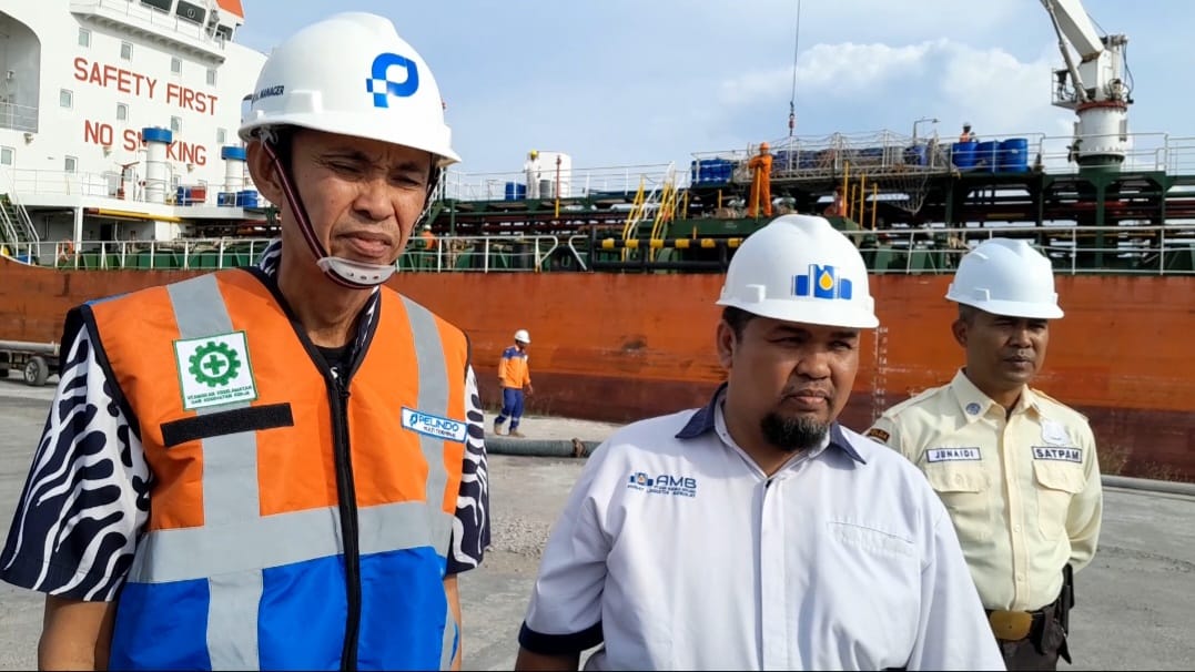 PT. Agro Murni Ekspor 6.500 MT CPO Ke India Lewat Pelabuhan Krueng Geukueh