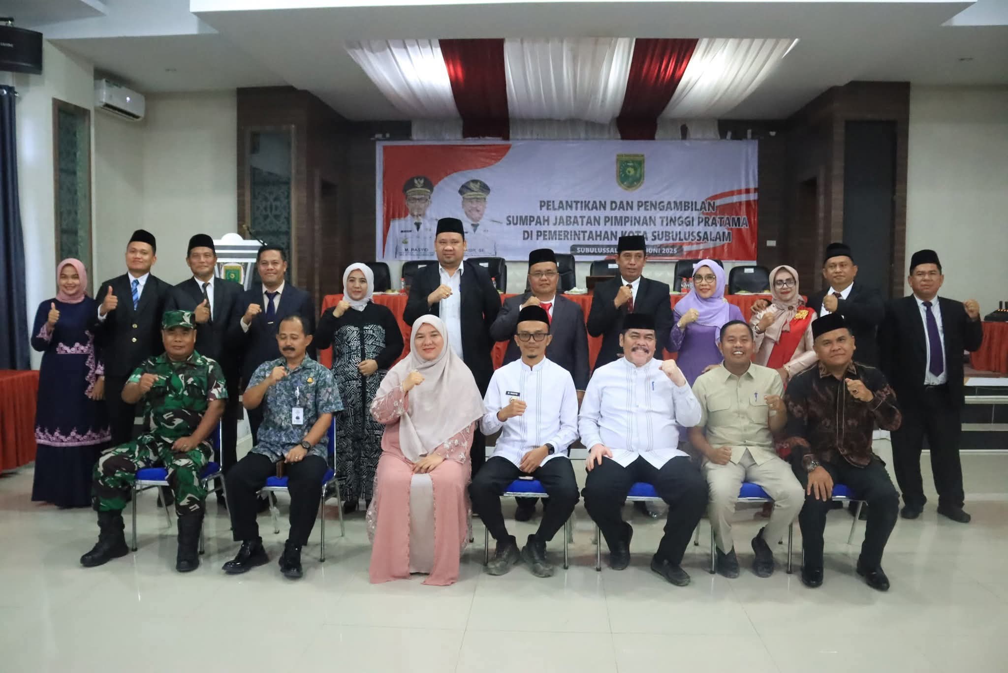 Wali Kota Subulussalam Ingatkan 9 Pejabat Baru Hindari Nepotisme