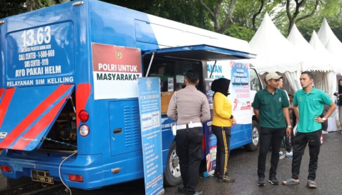 Bhayangkara Sport Day, Polda Aceh Hadirkan Layanan Kesehatan Gratis Dan SIM Keliling