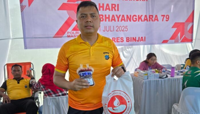Kasat Lantas Polres Binjai Humanis Di Hari Bhayangkara
