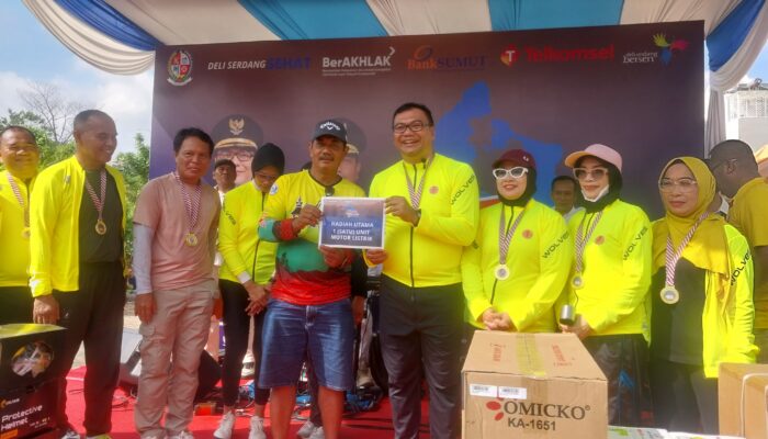 Sambut HUT Ke-79 Kabupaten Deliserdang, 3000 Peserta Ikuti Tour De Deliserdang