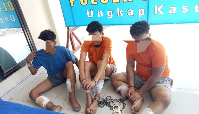 Polsek Sunggal Tembak 3 Pelaku Begal Antar Kabupaten