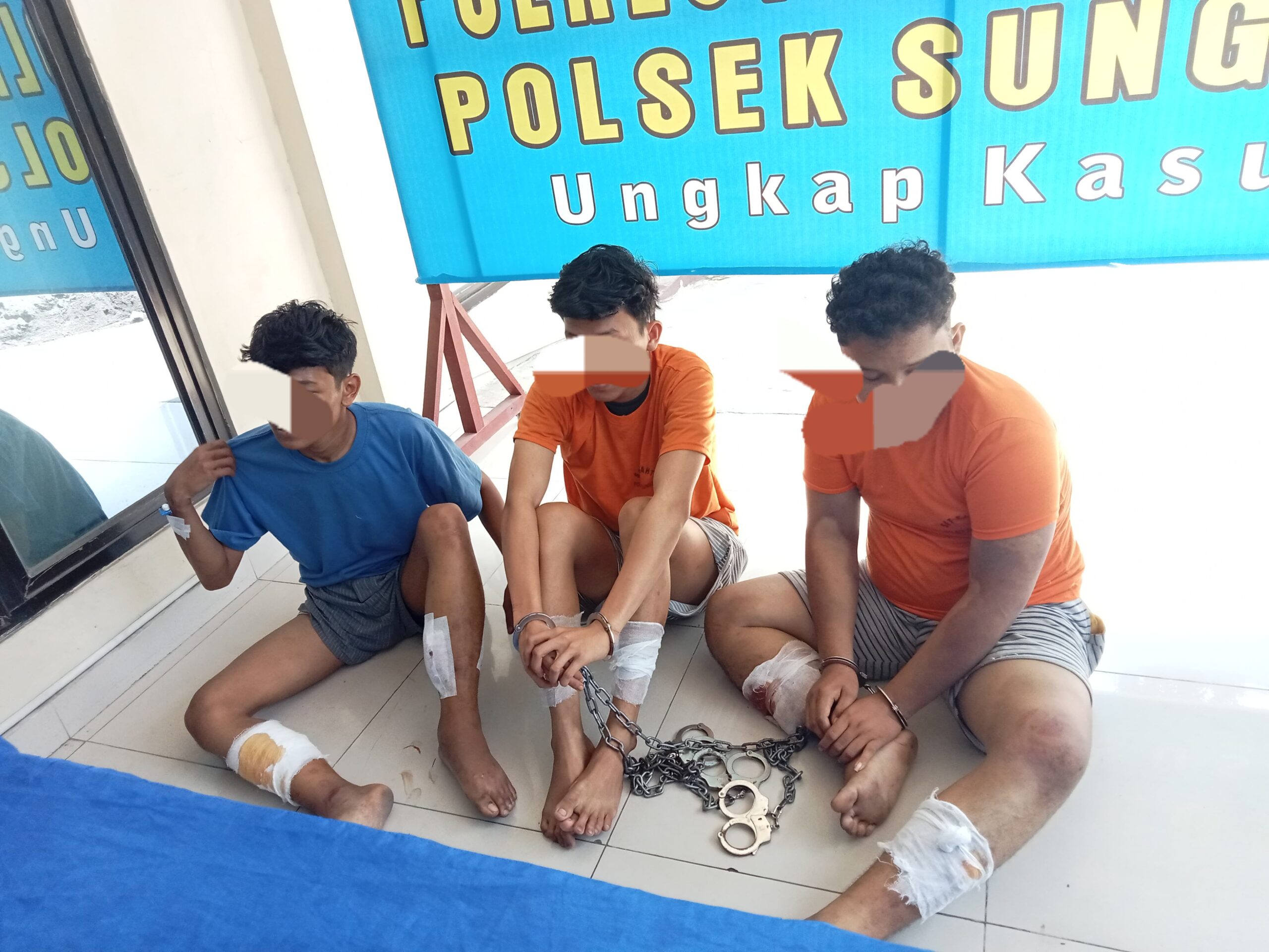 Polsek Sunggal Tembak 3 Pelaku Begal Antar Kabupaten