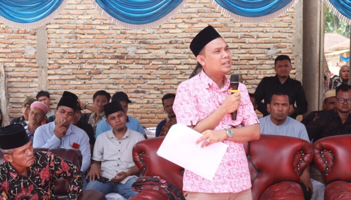 Muniruddin Ritonga Serap Aspirasi Masyarakat Desa Sigading