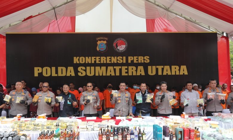 Polda Sumut Perangi Narkoba, Masyarakat Mesti Merespons Positif
