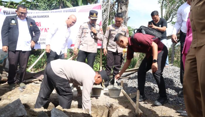 Rumah Impian Di Usia Senja: Kebaikan Polres Simalungun Mengukir Senyum Bahagia Lansia