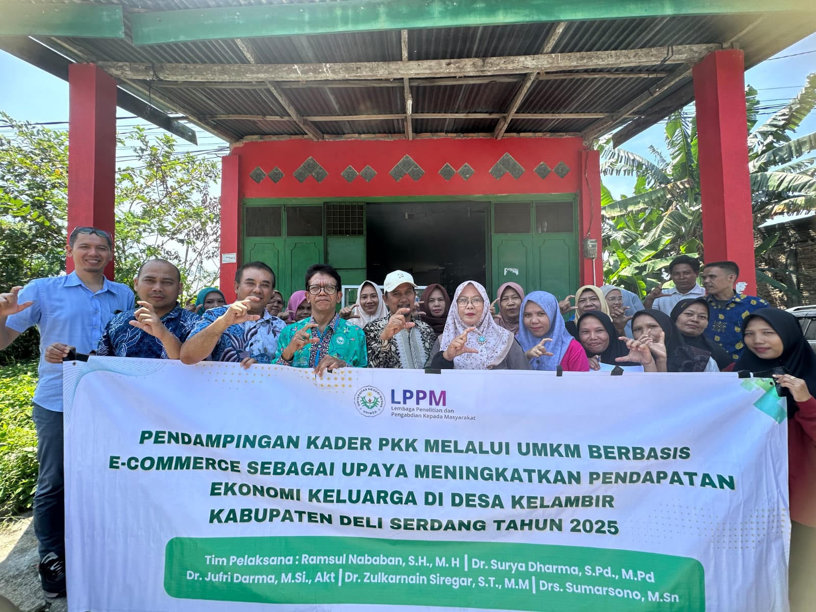 Dosen Unimed Tingkatkan Wawasan UMKM Desa Kelambir Kelola Bisnis