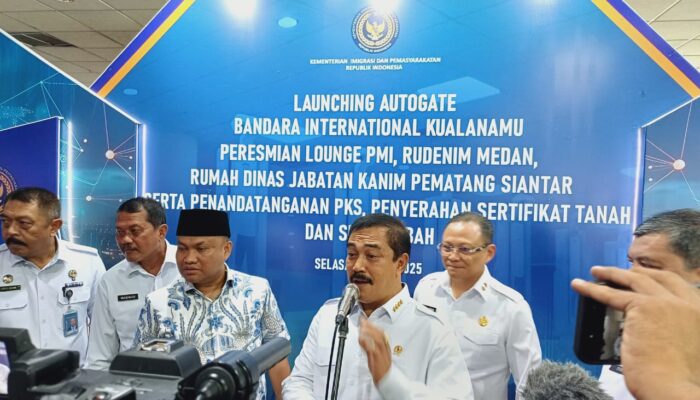 Menteri Imipas Resmikan Autogate Imigrasi Di KNIA