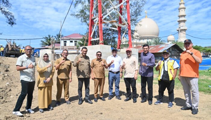 Komisi III DPRK Banda Aceh Tinjau Jembatan Gantung Lambhuk-Lamseupeng