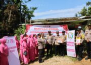 Kapolres Sabang Pimpin Penyerahan Bansos Hari Bhayangkara Ke-79 Polsek Sukakarya