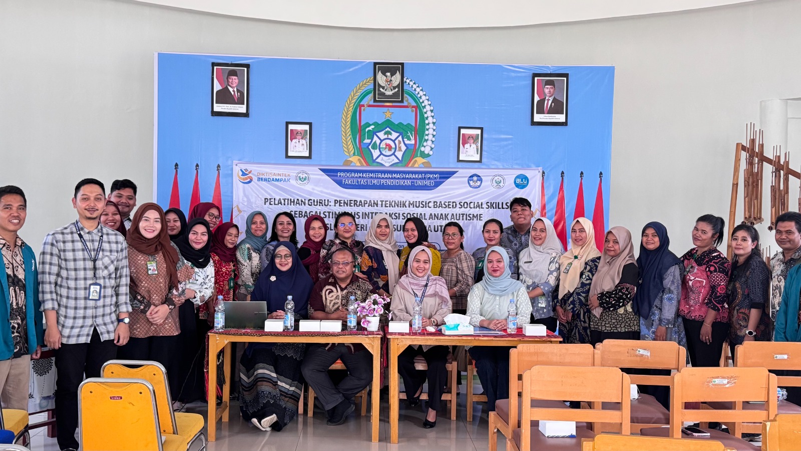 TIM PKM FIP Unimed Dorong Inovasi Pembelajaran Musik Berbasis Kerampilan Sosial di SLB Negeri Autis Sumut