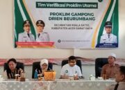 Desa Drien Beurumbang Abdya Nominasi Proklim Utama Nasional