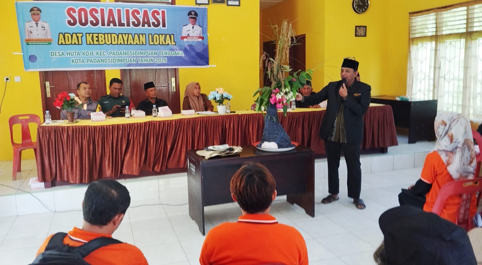Pemdes Huta Koje Edukasi Warga Pahami Adat Dan Budaya
