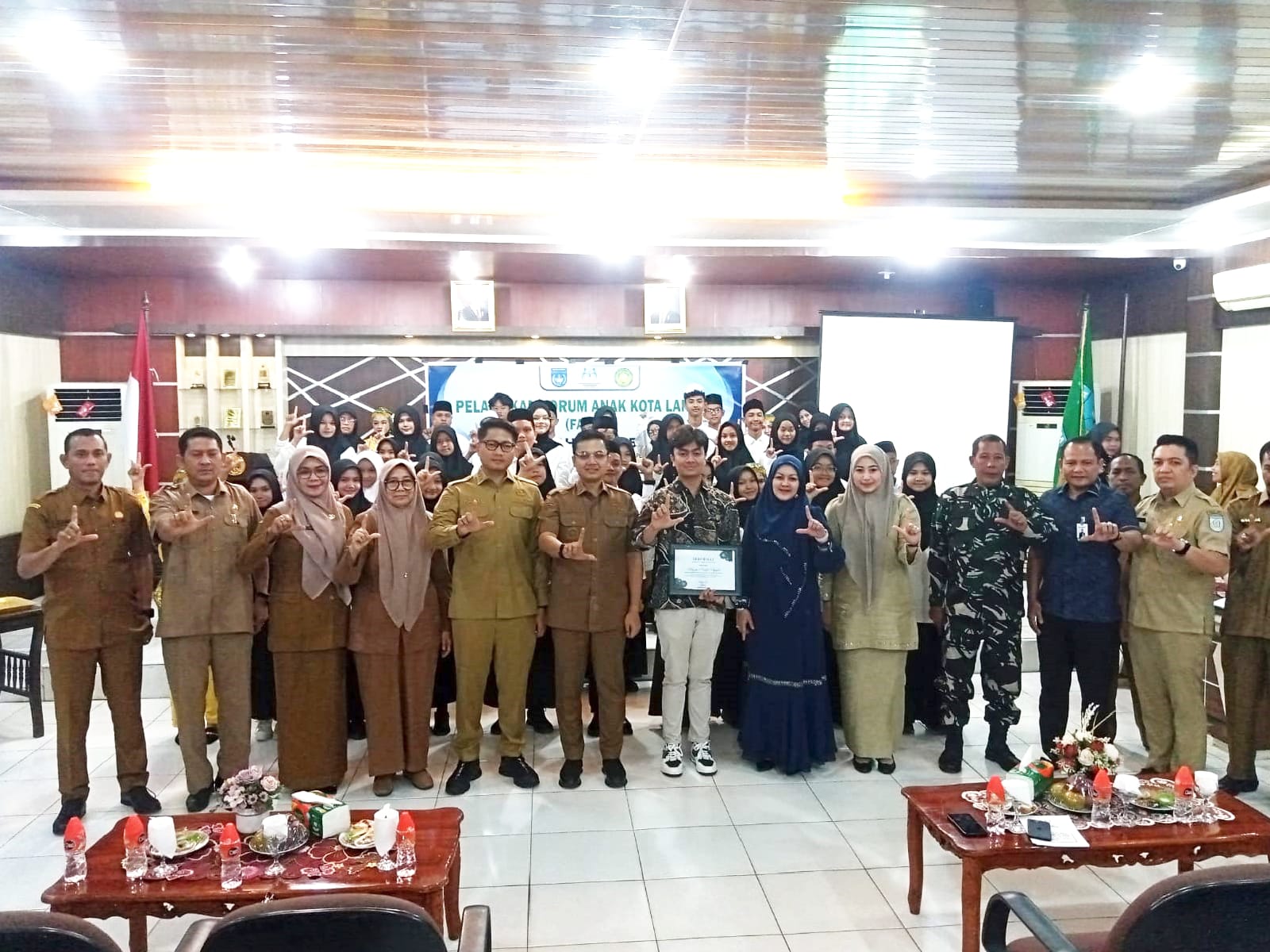 Jeffry Sentana Kukuhkan Forum Anak Kota Periode 2025-2027