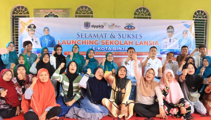 Peluncuran Sekolah Lansia Se-Kota Binjai, Wujudkan Lansia Tangguh Dan Produktif