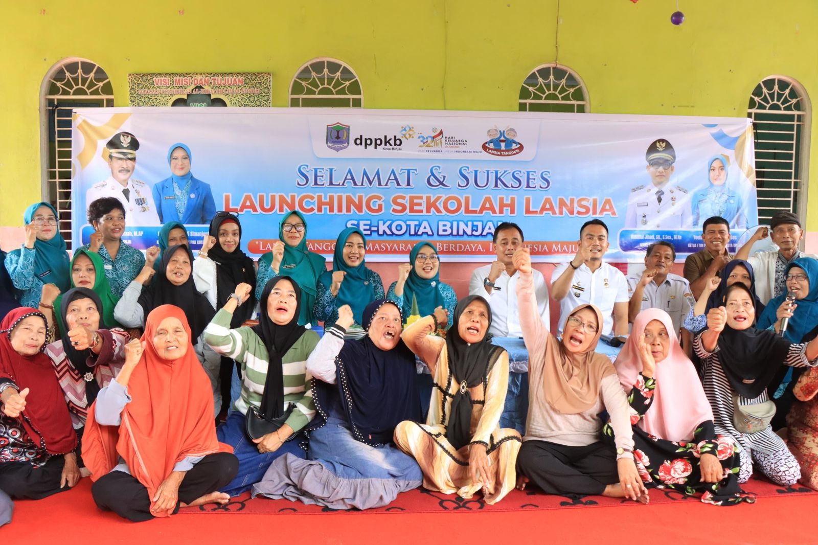 Peluncuran Sekolah Lansia Se-Kota Binjai, Wujudkan Lansia Tangguh Dan Produktif