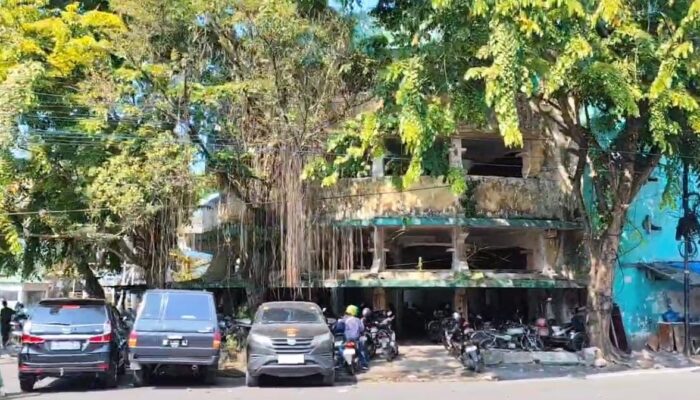 Gedung Cagar Budaya Disulap PUD Pasar Medan Jadi Lahan Parkir Komersil