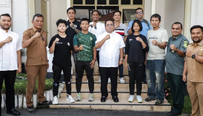 Wali Kota Siantar Sambut Atlet Karate Dan Taekwondo Berprestasi