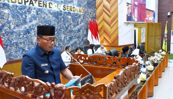 Bupati Deliserdang Sampaikan Jawaban Terkait RPJMD