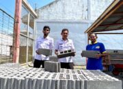 Napi Meulaboh Sulap Limbah PLTU Jadi Batako