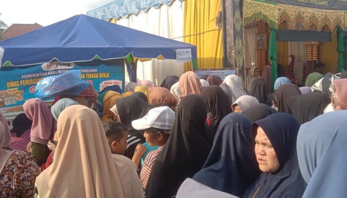 Warga Agara Keluhkan Habisnya Beras Murah Di Operasi Pasar