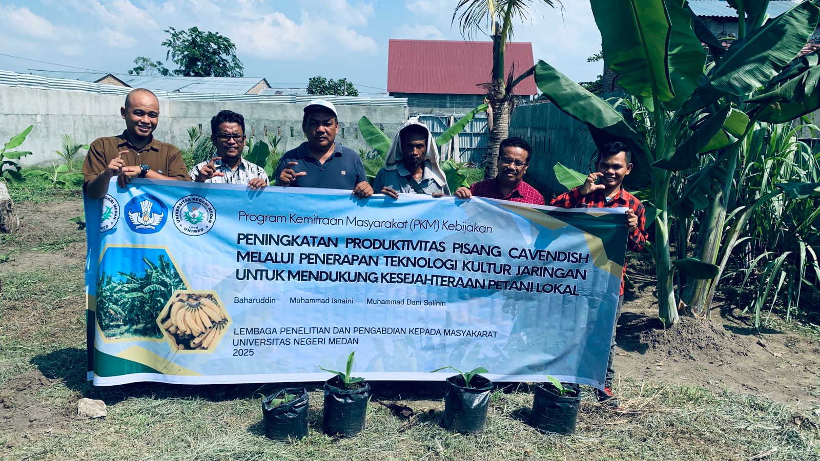 Dosen UNIMED Dorong Produktivitas Pisang Cavendish Lewat Teknologi Kultur Jaringan