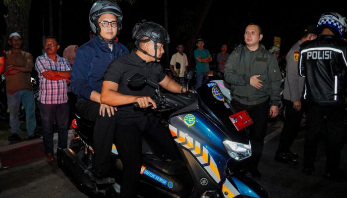 Rico Waas Patroli Malam, Pastikan Keamanan Kota Medan Tetap Kondusif