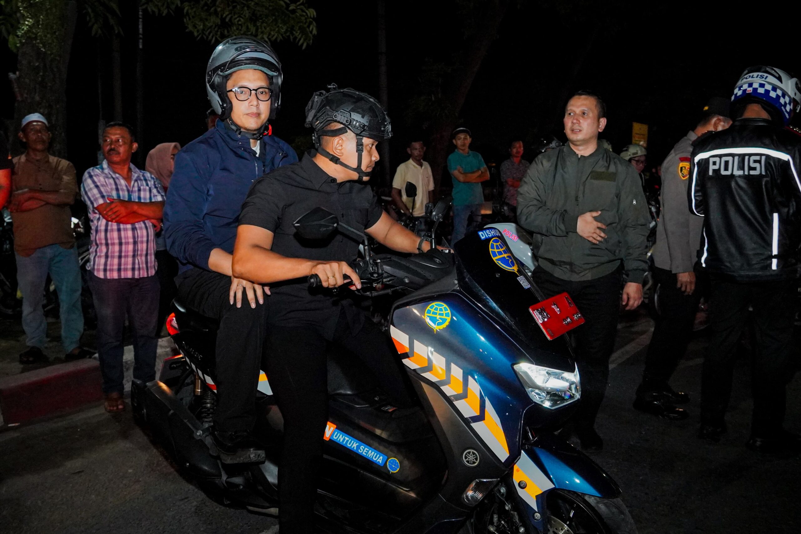 Rico Waas Patroli Malam, Pastikan Keamanan Kota Medan Tetap Kondusif