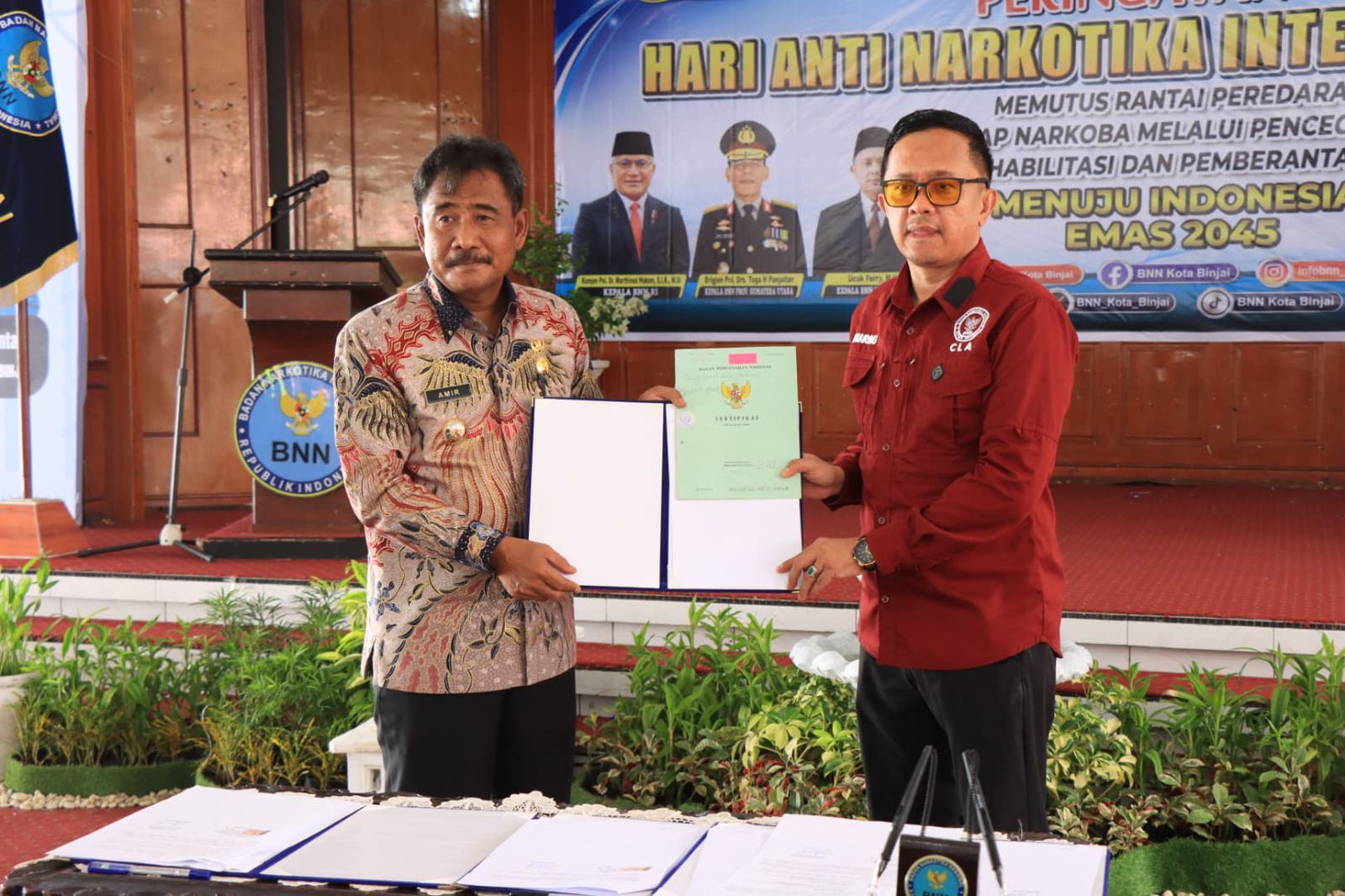 Peringati HANI 2025, Pemko Binjai Kukuhkan Komitmen Menuju Kota Bebas Narkoba