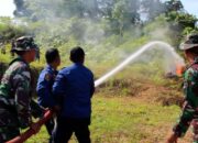 Kodim 0110/Abdya Latihan Gabungan Penanganan Karhutla