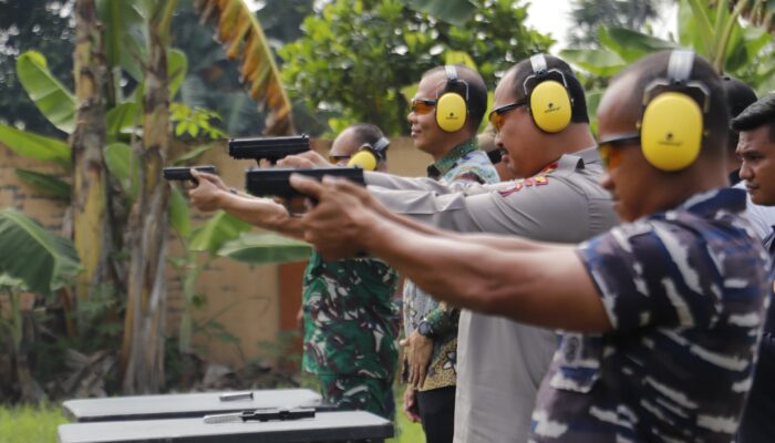 Semarak Hari Bhayangkara Ke-79, Polres Langkat Gelar Lomba Menembak Eksekutif