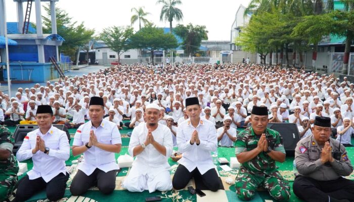 Peringati Tahun Baru Islam, Rutan Medan Zikir Akbar Bersama Warga Binaan